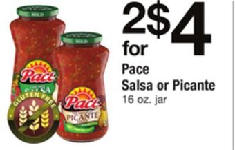 ACME Pace salsa or picante offer