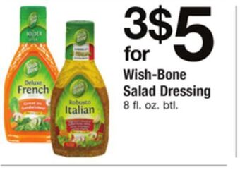 ACME Wish-bone salad dressing offer