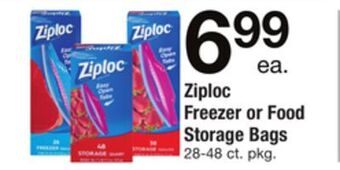 ACME Ziploc freezer or food storage bags offer