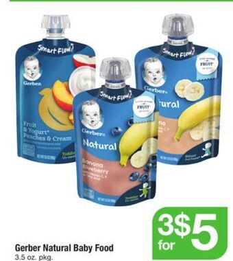 ACME Gerber natural baby food offer