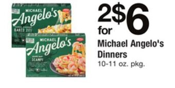 ACME Michael angelo's dinners offer