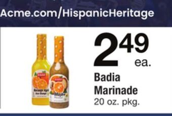 ACME Badia marinade offer