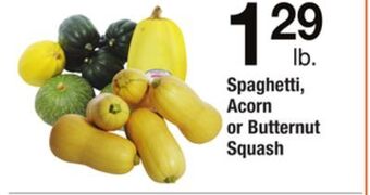 ACME Spaghetti, acorn or butternut squash offer