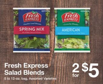 The Fresh Grocer Salad blends offer