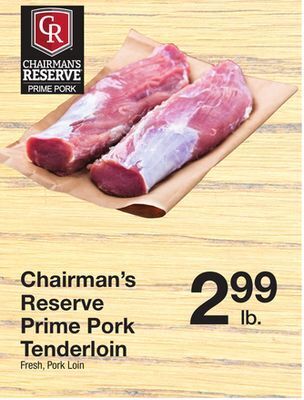 The Fresh Grocer Prime pork tenderloin offer
