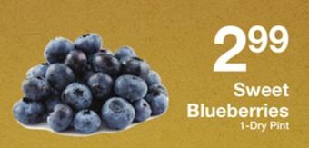 The Fresh Grocer Sweet blueberries offer