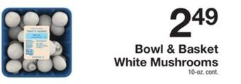 The Fresh Grocer White mushrooms offer