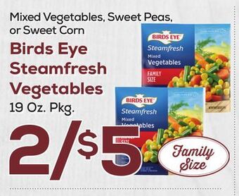 DeCicco & Sons Birds eye steamfresh vegetables offer