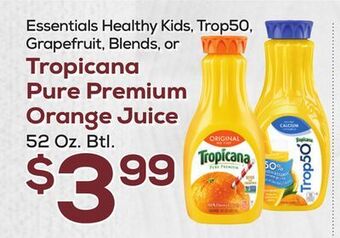 DeCicco & Sons Tropicana pure premium orange juice offer