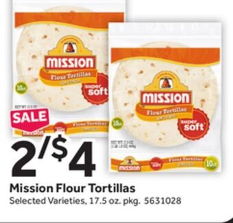 Stop&Shop Mission flour tortillas offer