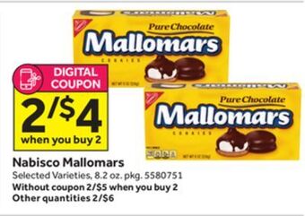 Stop&Shop Nabisco mallomars offer