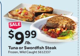 Stop&Shop Tuna or swordfish steak offer