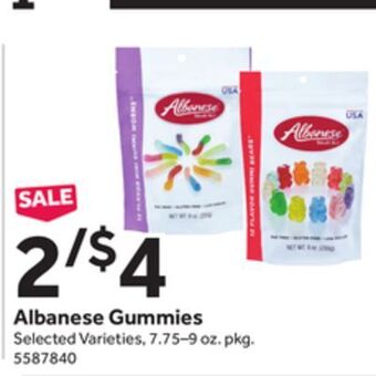 Stop&Shop Albanese gummies offer