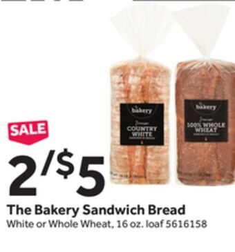 Stop&Shop The bakery sandwich bread offer