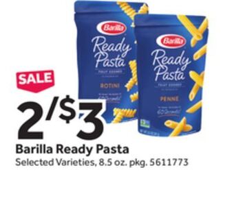 Stop&Shop Barilla ready pasta offer