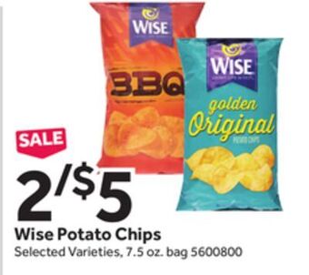 Stop&Shop Wise potato chips offer