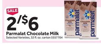 Stop&Shop Parmalat chocolate milk offer