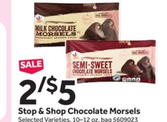 Stop&Shop Stop & shop chocolate morsels offer