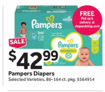 Stop&Shop Pampers diapers offer