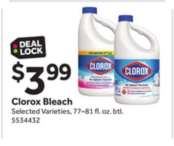 Stop&Shop Clorox bleach offer