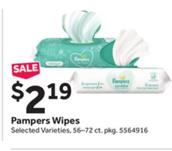 Stop&Shop Pampers wipes offer