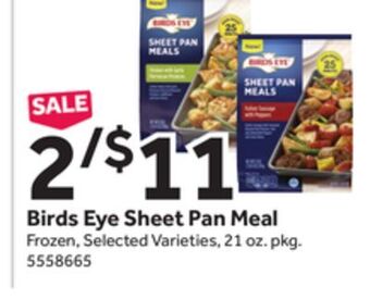 Stop&Shop Birds eye sheet pan meal offer