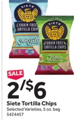 Stop&Shop Siete tortilla chips offer