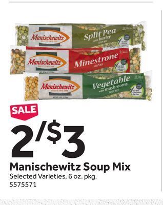 Stop&Shop Manischewitz soup mix offer