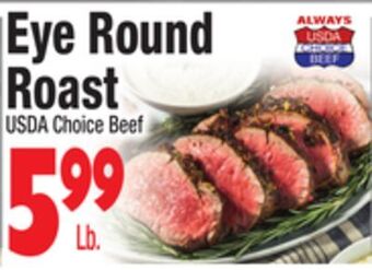 King Kullen Eye round roast offer