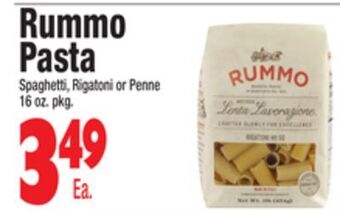 King Kullen Rummo pasta offer