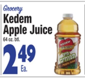 King Kullen Kedem apple juice offer