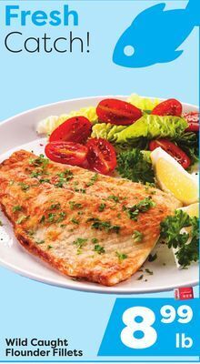 Weis Markets Wild caught flounder fillets offer