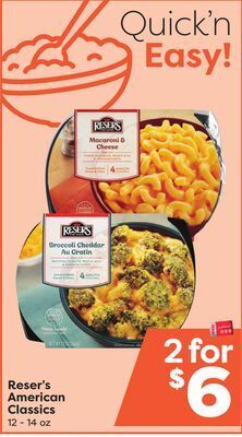Weis Markets Reser's american classics offer