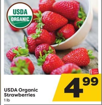 Weis Markets Usda organic strawberries offer