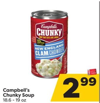 Weis Markets Campbell's chunky soup offer