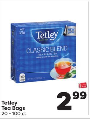 Weis Markets Tetley tea bags offer