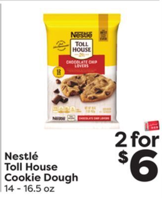 Weis Markets Nestlé toll house cookie dough offer
