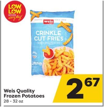 Weis Markets Weis quality frozen potatoes offer