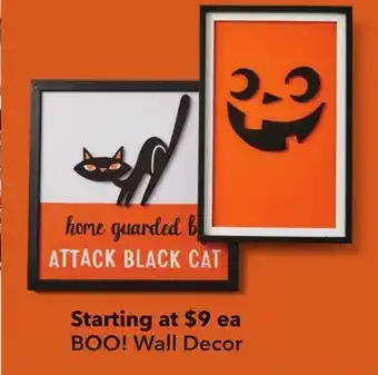 Boo! wall decor