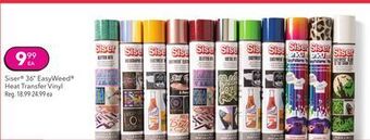 JOANN Siser® 36" easyweed® heat transfer vinyl offer