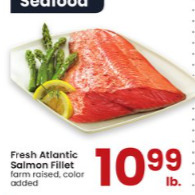 Albertsons Salmon fillet offer