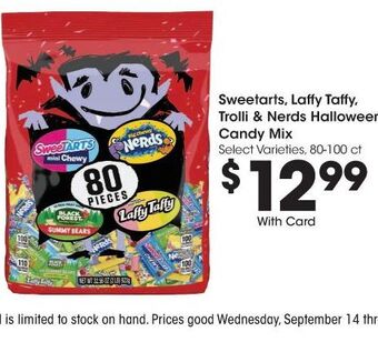 Kroger Halloween candy mix offer