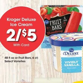 Kroger Deluxe ice cream offer