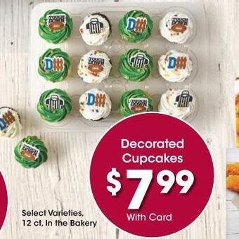 Kroger Decorated cupcakes offer