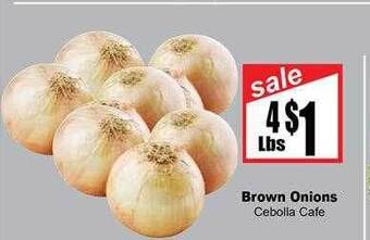Rancho Markets Brown onions offer