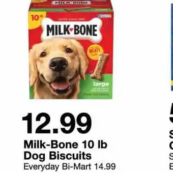 Bi-Mart 10 lb dog biscuits offer