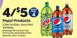 Weis Markets Pepsi products offer