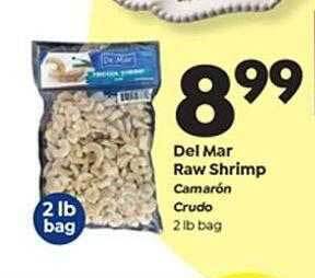 Weis Markets Del mar raw shrimp offer