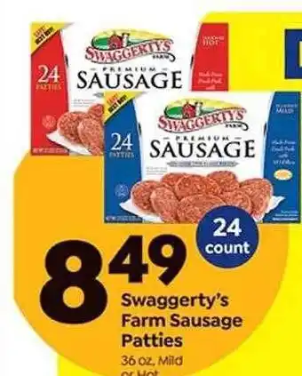 Weis Markets Swaggerty's farm sausage patties offer