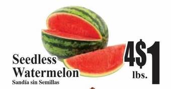 Baja Ranch Seedless watermelon offer